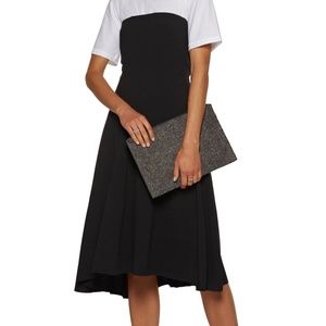 Theory Rosina Crepe Strapless Dress 8 NWT